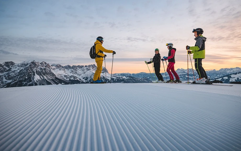 Skifahren am wilden Kaiser