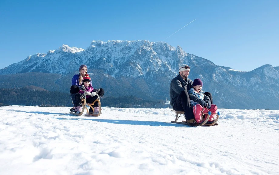 Rodelspass Familie Winter Ebbs