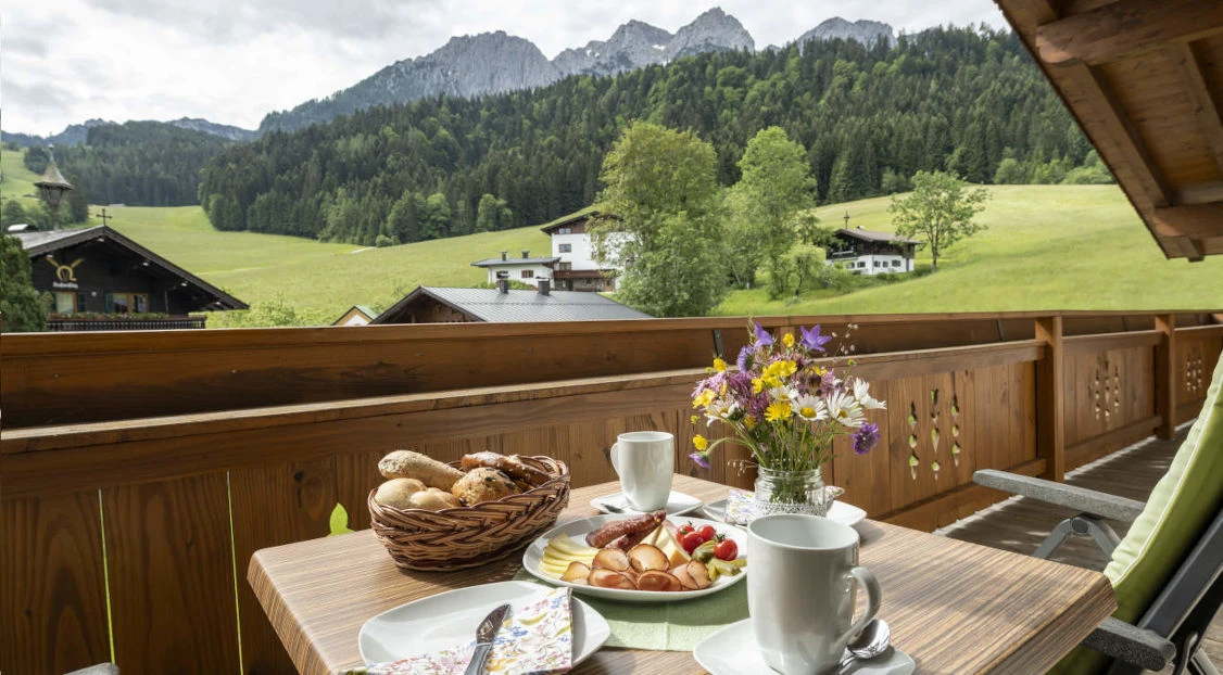 Zahmer Kaiser Zimmer Balkon